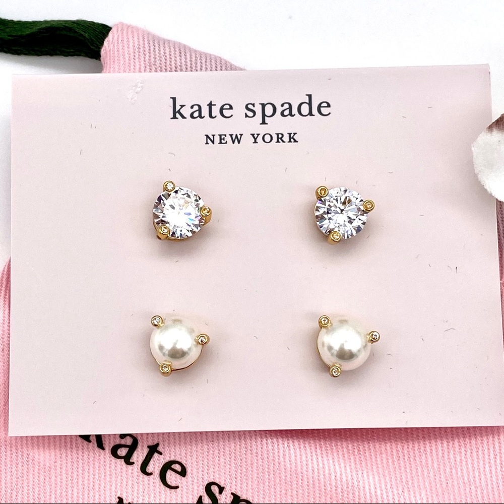 🎇HP🎇NWT Kate Spade Rise & Shine Earnings, Set of 2 - Picture 9 of 16